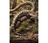 Blue Tongue Skink Journal - Natural Habitat Cover: Part of the Lizard Collection - Themed for Kids, Teens & Adults - with Unlined Pages
