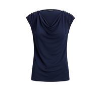 Blue Top de punto elástico sin mangas S