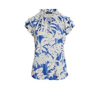 Blue Top de punto estampado con lazo XL