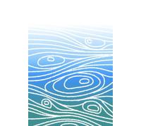 Blue tornado 6×9" gridded notebook: Decorative hand-drawn cover - College ruling - Checkable bullets embedded in the lines - Top, bottom and left ... - 120 pages, 28 horizontal lines per page.