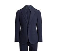 Blue Traje Kent hecho a mano con textura EU 48