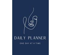 Blue Undated Daily Planner A5: Full Page Per Day, To-Do List, Time Blocking, Meal Planning, Yearly Overview - Minimalist Soft Matte Cover Organizer ... Goals, Manifestation and Productivity