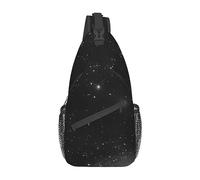 Blue Underwater World of Fishpatterned Unisex Duffel Bag Bag Crossbody Bag for Traveling, Senderismo, Escalada, Running Cycling, Galaxia blanca y negra, Talla única
