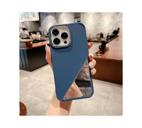 (Blue)Unique Triangle Mirror Design For Iphone 14 Plus - High Quality, Scratch-resistant, Non-slip, Dustproof, Shockproof, Comfortable Grip