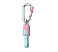 (Blue) Usb4 Cable Pd 240W Fast Charging C To C Cable Portable Lanyard Design
