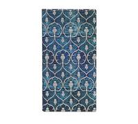 Paperblanks Cuaderno Terciopelo azul delgado rayado con cierre elástico