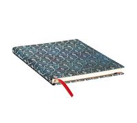 Blue Velvet Ultra Vertical Dayplanner 2023 (Elastic Band Closure): Hardcover, Vertical Layout, 100 gsm, elastic closure