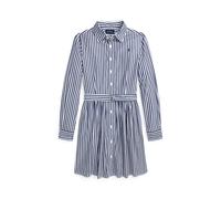 Blue Vestido camisero de popelina de algodón 8 YRS