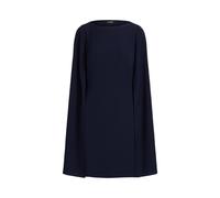 Blue Vestido de cóctel de georgette con capa 40