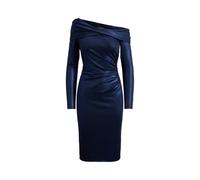 Blue Vestido de cóctel metalizado 36