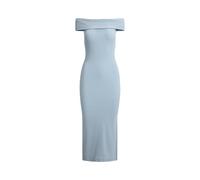 Blue Vestido midi con rayas XS