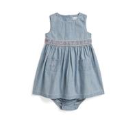 Blue Vestido sin mangas de cambray y pololo 9 MESES