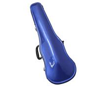 Blue Violin Shape Anti-fall And Anti-pressure 4/4 Size Violin Case Can Be Carried Or Carried On Shoulders Tamaño Completo Violín Caso