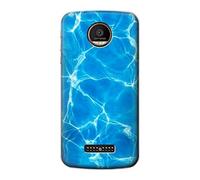 Blue Water Swimming Pool Funda Carcasa Case para Motorola Moto Z Force, Z Play