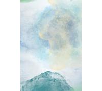 Blue Watercolor Hardcover Journal: 150 lined pages | 6 x 9 inches