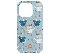 Blue Wedding Goose Carcasa para iPhone 14 Pro