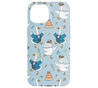 Blue Wedding Goose Carcasa para iPhone 15