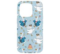 Blue Wedding Goose Carcasa para iPhone 15 Pro