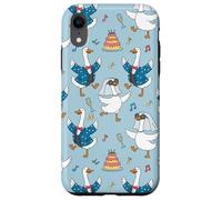 Blue Wedding Goose Carcasa para iPhone XR