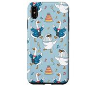 Blue Wedding Goose Carcasa para iPhone XS MAX