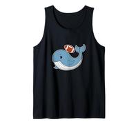 Blue Whale Juega fútbol Americano Camiseta sin Mangas