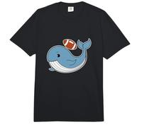 Blue Whale Juega fútbol Americano Comfort Colors Adult Heavyweight T-Shirt