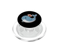 Blue Whale Juega fútbol Americano PopSockets PopGrip para MagSafe