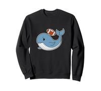 Blue Whale Juega fútbol Americano Sudadera