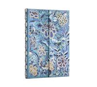 Blue Willow (Celebrate Hanfu) Mini Lined Hardcover Journal (Wrap Closure)