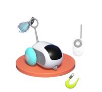 (blue) Wireless Gravity Sports Car Remote Control Electric Cat Toy Tease Cat Stick Pet Supplies,Party and for Cat Funny Toy