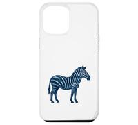 Blue Zebra Animal Africa Safari Trendy Art Carcasa para iPhone 12 Pro MAX