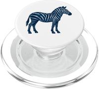 Blue Zebra Animal Africa Safari Trendy Art PopSockets PopGrip para MagSafe