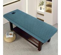 Blue1,70x185cm/2.2x6ft,Funda De Cama De Belleza Sábanas Elásticas De La Mesa De Masaje Con Orificio Funda De Cama De Masaje Sábana De Masaje Lavable Todo Cerrado