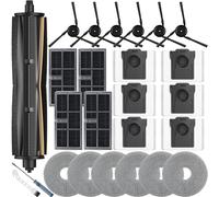 Bluearks 25 accesorios para robot aspirador Dreame L10s Ultra Gen 3/X40 Ultra Complete/L40 Ultra/Mova P50 Ultra, 1 cepillo Tricut, 4 filtros para depósitos de polvo, 6 almohadillas de limpieza, 6