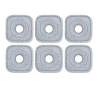 Bluearks 6 fregonas compatibles con el sistema True & Tidy True Clean Mop y cubeta, tamaño de 33 x 12 cm