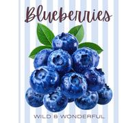 Blueberries Composition Notebook: College Ruled Lined Notebook | 7.5 x 9.75 Journal | Wild & Wonderful Blueberry Design for School, Work, & Everyday Writing