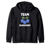 Blueberries Cute Fruit Minimalist Simple Team Blueberry Sudadera con Capucha
