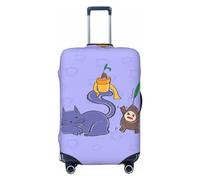 Blueberry Cake - Funda de equipaje de viaje para equipaje de 18 a 32 pulgadas, lavable, resistente a los arañazos, Semillas de girasol y gatos, M