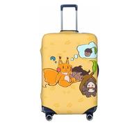 Blueberry Cake - Funda de equipaje de viaje para equipaje de 18 a 32 pulgadas, lavable, resistente a los arañazos, Ardilla de semillas de girasol, L