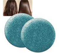 Blueberry Champú y acondicionador Bar 2 en 1 Solid Hair Care para mujeres y hombres, set compacto de lavado y acondicionador para viajes, rutina de baño, limpieza diaria del cabello (2 unidades)