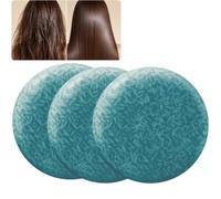 Blueberry Champú y acondicionador Bar 2 en 1 Solid Hair Care para mujeres y hombres, set compacto de lavado y acondicionador para viajes, rutina de baño, limpieza diaria del cabello (3 unidades)