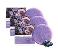 Blueberry Fields Champú y Acondicionador Barras, Acondicionador profundo natural nutritivo y calmante, limpieza reduciendo el encrespamiento, adelgazamiento cuidado del cabello seco (3pcs)