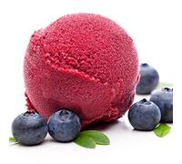 Blueberry flavor vegan - no sugar soft ice cream powder - For Soft ice machine - 1: 3 - 1 kg