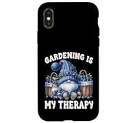 Blueberry Gnome Dad For Gardener Gardening Is My Therapy Carcasa para iPhone X/XS