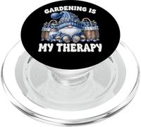 Blueberry Gnome Dad For Gardener Gardening Is My Therapy PopSockets PopGrip para MagSafe