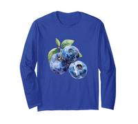Blueberry Kawaii Charm tee Manga Larga