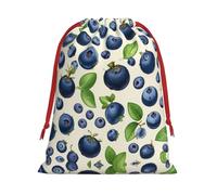 Blueberry Pattern01 - Bolsas de regalo con cordón para fiestas, bolsas especiales para caramelos, regalos de boda, Navidad