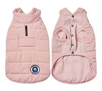Blueberry Pet Chaqueta acolchada para perro de otoño e invierno 2021/2022 en color rosa, longitud de la espalda 12 pulgadas, tamaño 10 pulgadas, abrigo cálido para perros pequeños