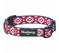 Blueberry Pet Collar de perro ajustable con diamantes tribales del suroeste 2021, pequeño, cuello de 12 a 16 pulgadas