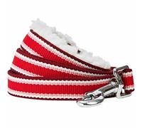Blueberry Pet Correa para perro acolchada de forro polar multicolor con mango suave y cómodo, 1,5 m x 3/4 pulgadas, rojo, mediano, para perros